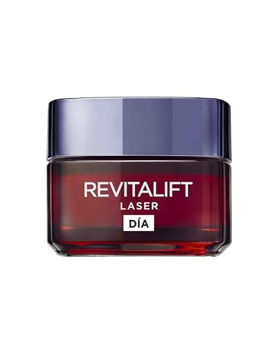 L'Oréal Paris Crema de Día Anti-Edad Intensiva Revitalift Láser, Con Pro- Xylane Concrentrado,...