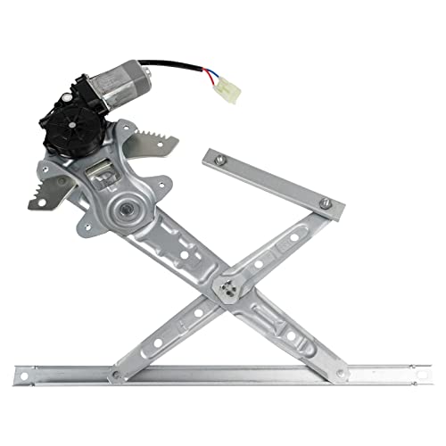 Image of TRQ Rear Passenger Side Power Window Motor and Regulator Assembly Compatible with 2013-20 Nissan Pathfinder