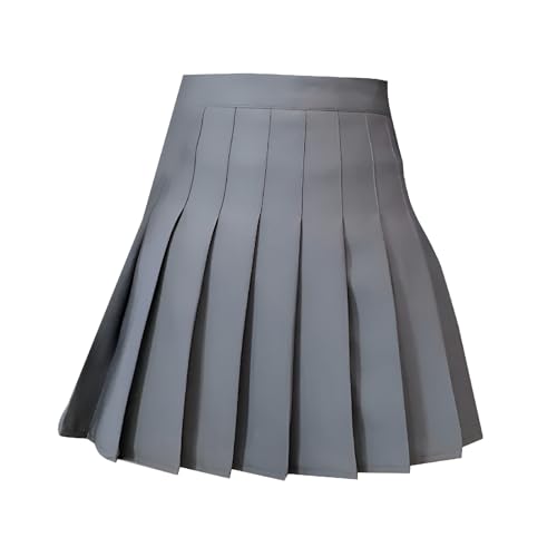 AIMALL Women's High Waist Pleated Tennis Skirt, Slimming Black Summer Fashion Skort for Athletic and Casual Wear