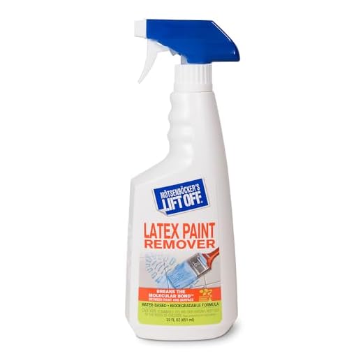 Motsenbocker's Lift Off 41301 22-Ounce Latex Paint Remover Spray is Environmentally Friendly Safely Removes Latex Paint and Enamel and Works on Multiple Surfaces Water-Based and Biodegradable