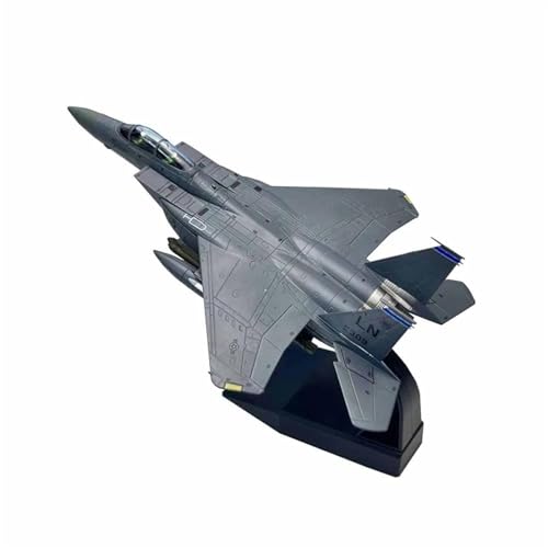 Avion F-15E Strike Eagle américain miniature de chasse 1/100 en métal coulé