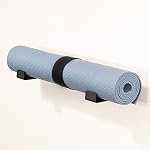 StoreYourBoard Yoga Mat Storage Rack, Large, Foam Roller Wall Hooks, Exercise Mat Holder, Fitness Gear Organizer (Large)