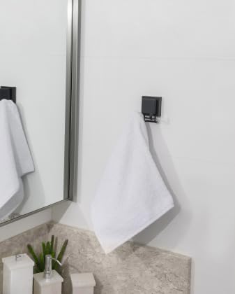 kit lavabo banheiro preto fosco ventosa 03 peças Future rosto papel cabide 8053PT 8052PT 8055PT