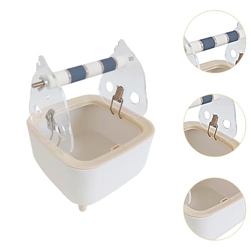 Perchoir toilette perroquet support de jeu acrylique lavable