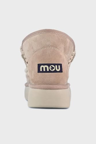Mou Para Mujer. MU.FW531009A Zapatillas De Piel Eskimo Bounce Beige (37), 3 A 5Cm, Ninguno, Casual - 5