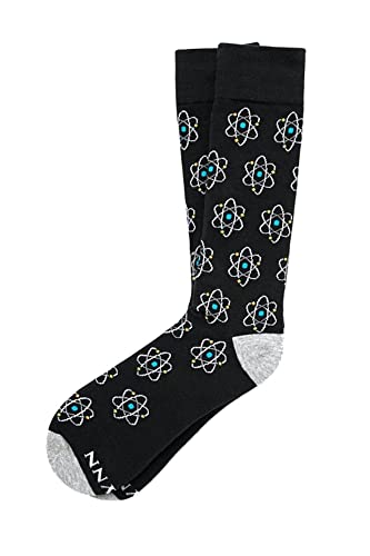 Men's Chemistry Atomic Nucleus Novelty Dress & Trouser Crew Socks