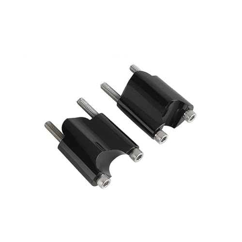 Extensión de barra de 1" en aluminio negro mecanizado para Sportster 1200X