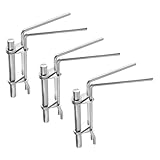 VALICLUD 3 Stück Teiliges Hydraulikzylinder dichtungswerkzeugset aus Edelstahl Langlebige U cup Montagehilfen für Zylinderkolbenstangen Vielseitig Einsetzbar und Benutzerfreundlich