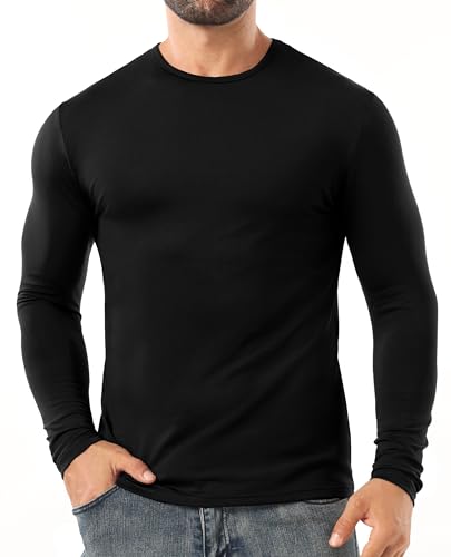 Sailwind Men's Base Layer Thermal Underwear Lightweight Long Sleeve Crew Shirts2
