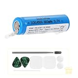 Electric Toothbrush Battery Replacement for Philips Sonicare Parts HX6300 HX6500 HX6610 HX6700 HX6900 HX9300 Series with Solder Wire, Disassemble Tools Set and Waterproof Stickers 800mAh