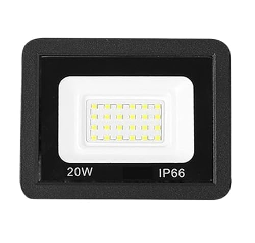 POABCVYD Proyector LED For Exterior IP68, Reflector De Luz 100W 50W 30W 20W 10W, Foco Calle, Pared, Iluminión Patio(20W)