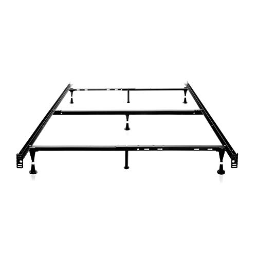 Structures Heavy Duty Adjustable Metal Bed Frame With 7 Legs, Center Support And Glides Only - Queen, Full Xl, Full, Twin Xl, Twin #TOP4
