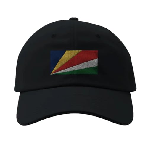 PixelForma Casquette Drapeau des Seychelles Noir