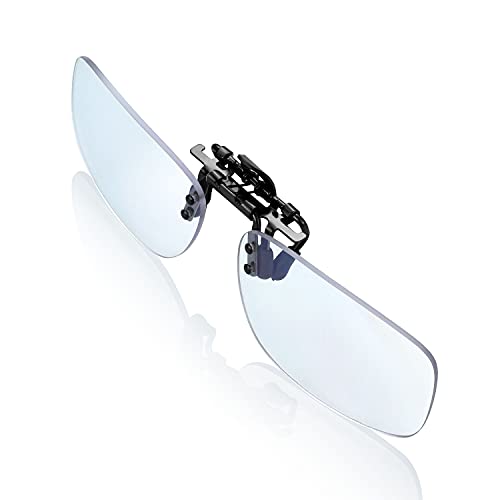 KLIM Protect OTG Clip on Glasses to Block Blue Light NEW 2023 High Protection Blue Blocker Glasses for Screen Gaming Glasses PC Mobile TV Filters Blue Lights