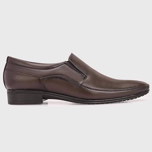 Image of Centrino Men's Formal Shoe | Cushioned Insole Comfortable Shoes | Trendy & Classic Design | Durable TPR Sole Footwear (8111)