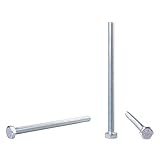 40 Stück DIN 933 Stahl Sechskantschrauben M6 x 90 mm, Sechskantschrauben Vollgewinde, Sechskantkopf (40, M6 x 90 mm)