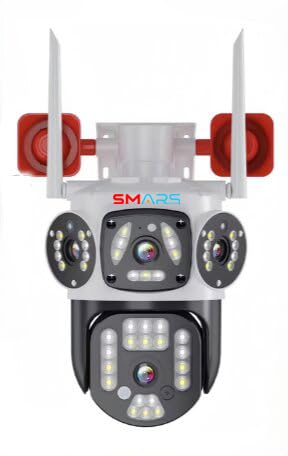 smars WiFi v380pro 8mp IP ptz Camera Motion Detection, Night Vision, high Speaker Alarm Security Outdoor Camera-image-34