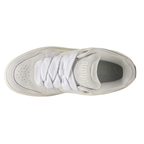 PUMA Womens Park Luna Suede Sneakers Shoes Casual - White4