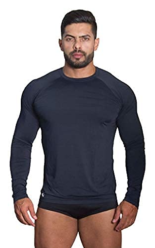 Kit 3 Camisetas Térmica Polo Sport Segunda Pele Uv Unissex Branco/Cinza e Preto (P)