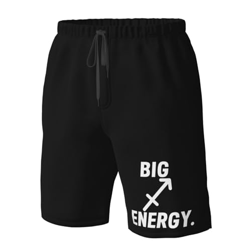 Mens Swim Trunks Big Sagittarius Energy Board Shorts,Breathable Fit Hawaii Beach Shorts Swimwear Bathing Suits,4