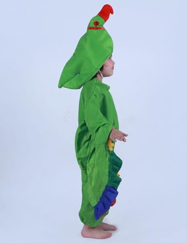 Image of BookMyCostume Parrot Bird Kids Fancy Dress Costume 2-3 years