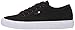 DC mens Manual Skate Shoe, Black/White, 9 US