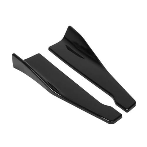 車用サイドスカート レクサス用 Is250用 ユニバーサルカーサイドスカートバンパースポイラースプリッタープロテクター(Glossy Black)