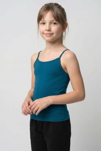 Image of Kurve Girl's Sleeveless Tank Top - Stretch Undershirts Cami Camisole, UV Protective Fabric, Rated UPF 50+ (Made in USA)