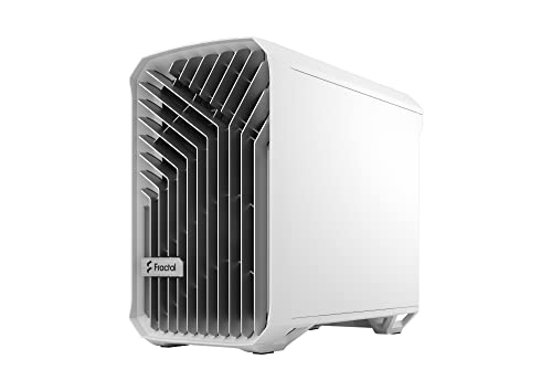 Gabinete para PC Fractal Design Torrent Nano White TG Clear Tint, tipo Mini Tower, compatible con motherboards mini-ITX, vidrio templado, flujo de aire alto miniatura 2