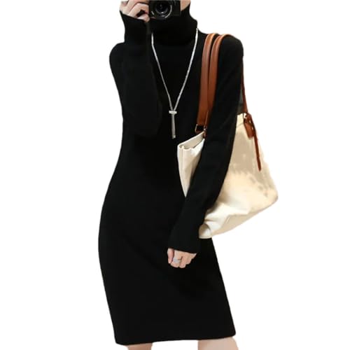 Robe pull en cachemire élégante en pure laine mérinos de qualité supérieure