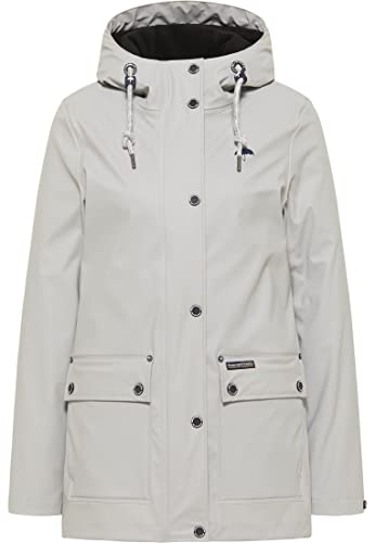 Schmuddelwedda Damen 3-in-1-Funktionsjacke, Hellgrau, M