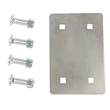 ALLGOOD Tailgate Spreader Vibrator Kit, Fit for Saltdogg Snowex, 80Lb 200Lb Vibrator Mount Plate Tailgate Spreader 1 1/2' Bolts