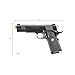 GoldenBall x Tokyo Marui 1911 MEU Airsoft Gas Blowback Pistol (Color: Black)