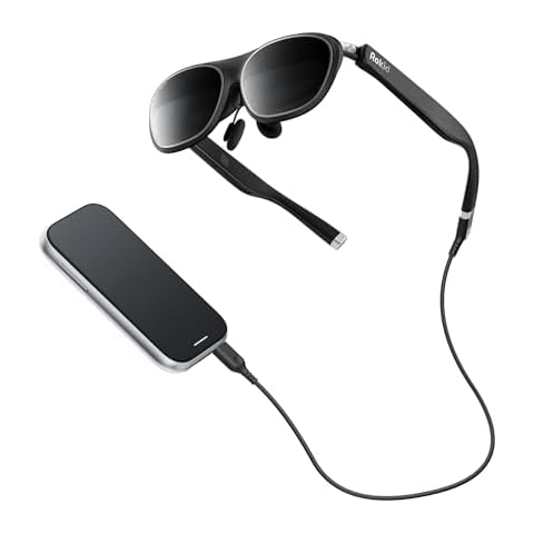 Rokid AR Spatial Black- Max2 AR Glasses & Station2 Spatial Computer with 360" Micro-OLED 3-Screen Display, 120Hz OLED, 600 Nits, Multi-Tasking for Work & Gaming Cover