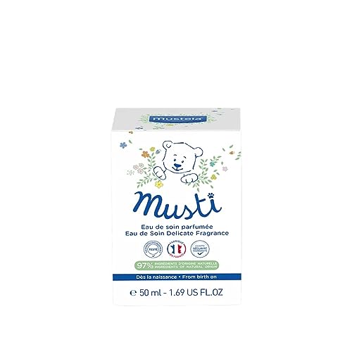 Mustela Musti - Baby Plant-Based Perfume & Cologne Spray - Delicate Fragrance For Boys & Girls - With Chamomile & Honey Extracts - Alcohol Free - 1.69 Fl. Oz. #TOP3