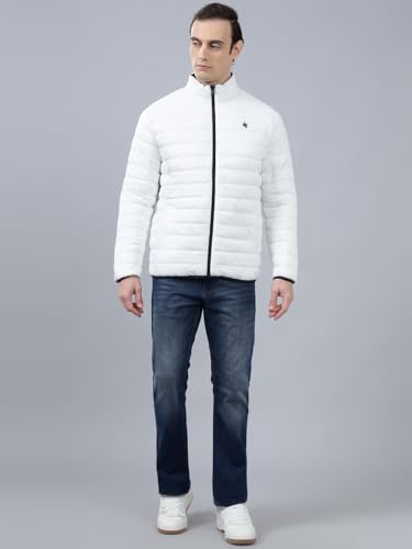 Image of Cantabil Reversible Jacket for Men | Premium Casual Jacket Smart Fit Mock Neck Nylon Fabric Solid Pattern (P MJKT00249)