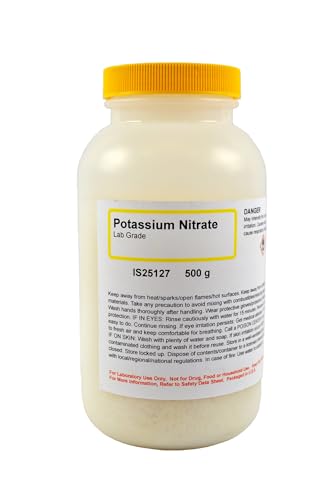 Innovating Science - Potassium Nitrate Lab Grade 500g - Versatile Oxidizing Agent for Scientific Industrial and Research Applications
