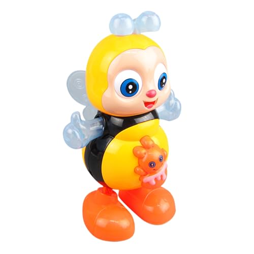 Juguete Bebé Bailarín | Abeja Interactiva con Luz Y Música - Desarrollo Sensorial Diversión Infantil Abeja Bailarina para Niños Regalo Navidad Canasta Pascua Viaje Juego