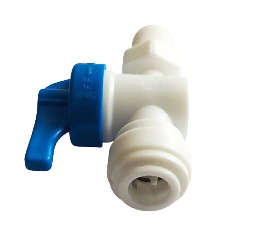 Image of STAR ENTERPRISES,* / /* RO 3 /8 Size Plastic Inlet Ball Valve for Pipe Tubing RO Water Purifier, On /Off Tee Cock (6)