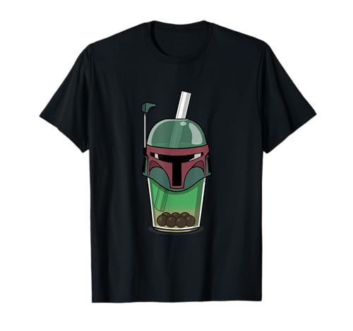 Star Wars Classic Boba Fett Bounty Hunter Boba Tea Comic T-Shirt