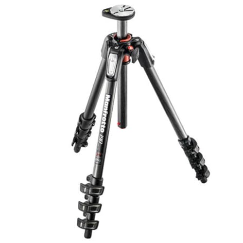 Manfrotto MT190CXPRO4 Carbon Fiber 4-Section Tripod,Black