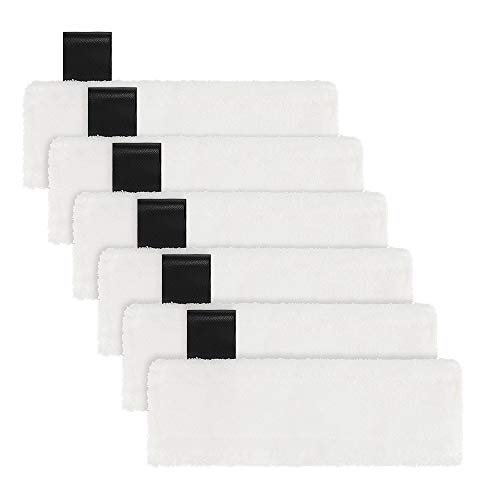 Mikrofaser-Tuchset Microfiber Kompatibel mit Kärcher EasyFix Dampfreiniger SC 2, SC 3, SC 4, SC 5 Bodendüse, 6er Pack
