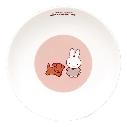 金正陶器(Kaneshotouki) ディック・ブルーナ 「 ミッフィー & スナッフィー 」 皿 カレー皿 パスタ皿 約20cm MIFFY and SNUFFY 日本製 405153