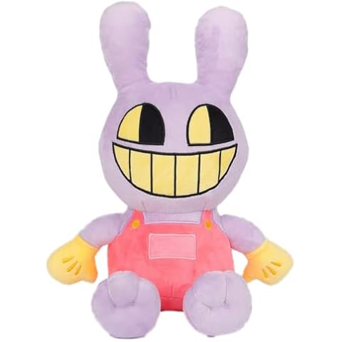 Hannahcos Digital Circus Plush,Cute Jax Pomni Kinger Zooble Bubbles Caine Stuffed Plushie Christmas Birthday Gifts Cover