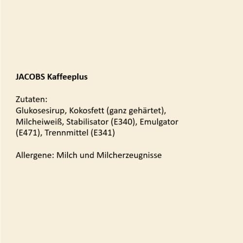Jacobs Professional Kaffeeplus, 1000g Instant Kaffeeweisser, laktosefrei, auf pflanzlicher Basis, ideal für Heißgetränkeautomaten - Image 6