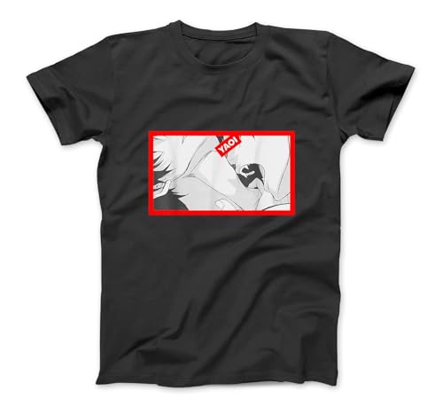 Kinky Bite Me Kiss Me Naughty Boys Dirty Ahegao LGBT Tshirt T-Shi...