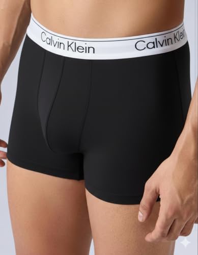Image of GIIG CK Presents Plain Strechable Micromodal Fabric Underwear for Men (Black,Blue,Wine) Pack of 2 Size M,L, XL, XXL