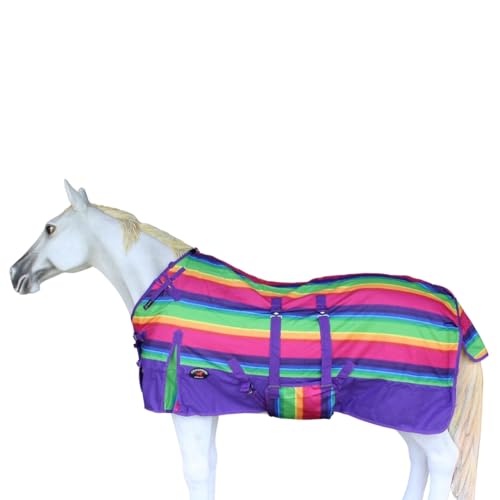 Image of Challenger 1200D Turnout Lightweight Bellyband Rain Horse Winter Blanket Sheet 390B
