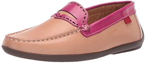 Image of Marc Joseph New York Kids' Genuine Leather Made in Brazil Driving Loafer with Penny Detail