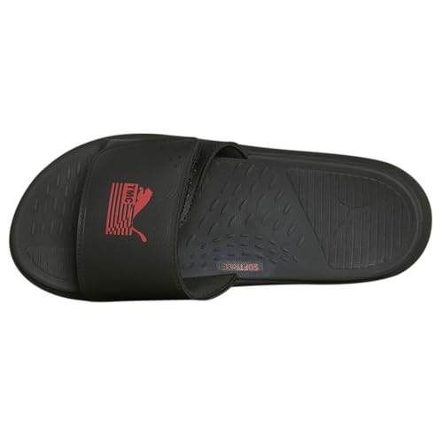 PUMA Mens Nipsey Hussle X Softride The Marathon Continues Slide Casual Sandals Casual - Red4